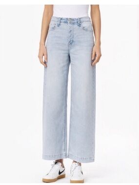 Scotch & Soda The Wave Light Blue Wide-Leg Denim Jeans